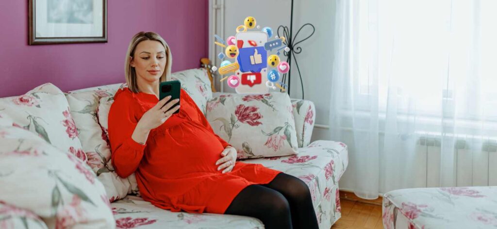 The Impact of Social Media on Maternal Mental Health